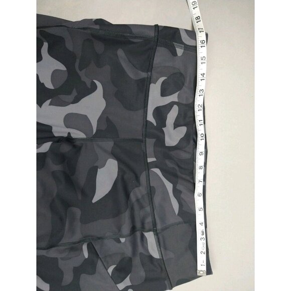 Athleta Women's Capri Gray/Black Camo Leggings Crop Pockets | Size XL - Picture 2 of 10